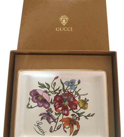 vintage gucci porcelain trinket dish|Vintage Gucci Tray .